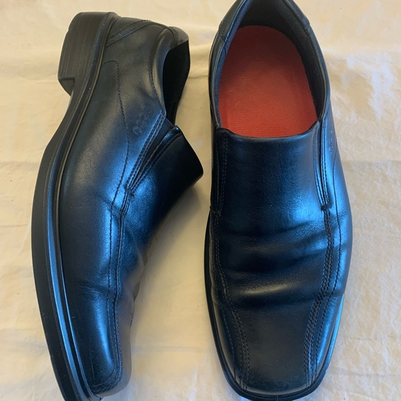 Ecco Metropole London Leather Dress Slip-on’s, Color:Black, Size: 13M - Picture 2 of 4